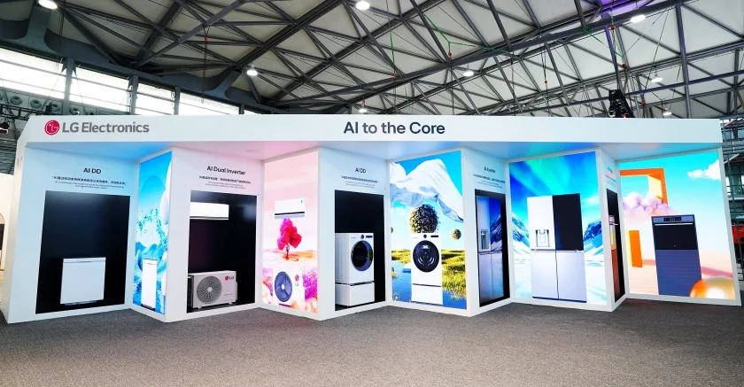 ‘AWE 2025’에서 AI 가전, IoT 기술 등을 맞춤형으로 제안하는 공간별 AI 홈 솔루션을 마련했다.