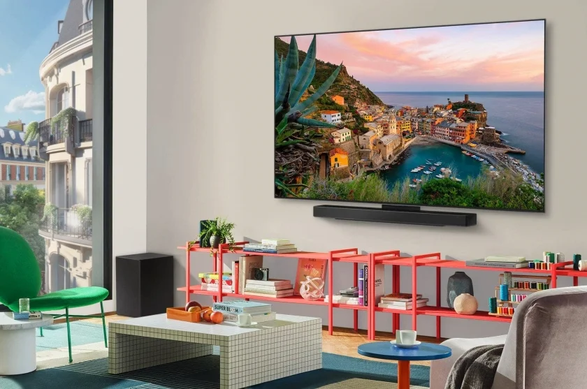 2025년형 LG 올레드 에보(모델명 C5) 라이프스타일 이미지컷.