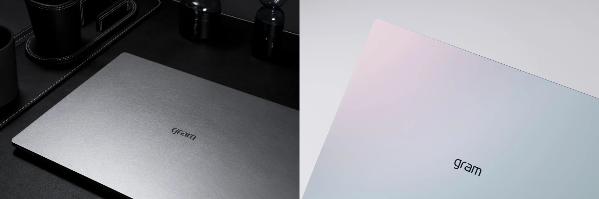 ▲LG그램은 인위적인 화려함을 덜어낸 자리에 소재 본연의 깊이를 채웠다.