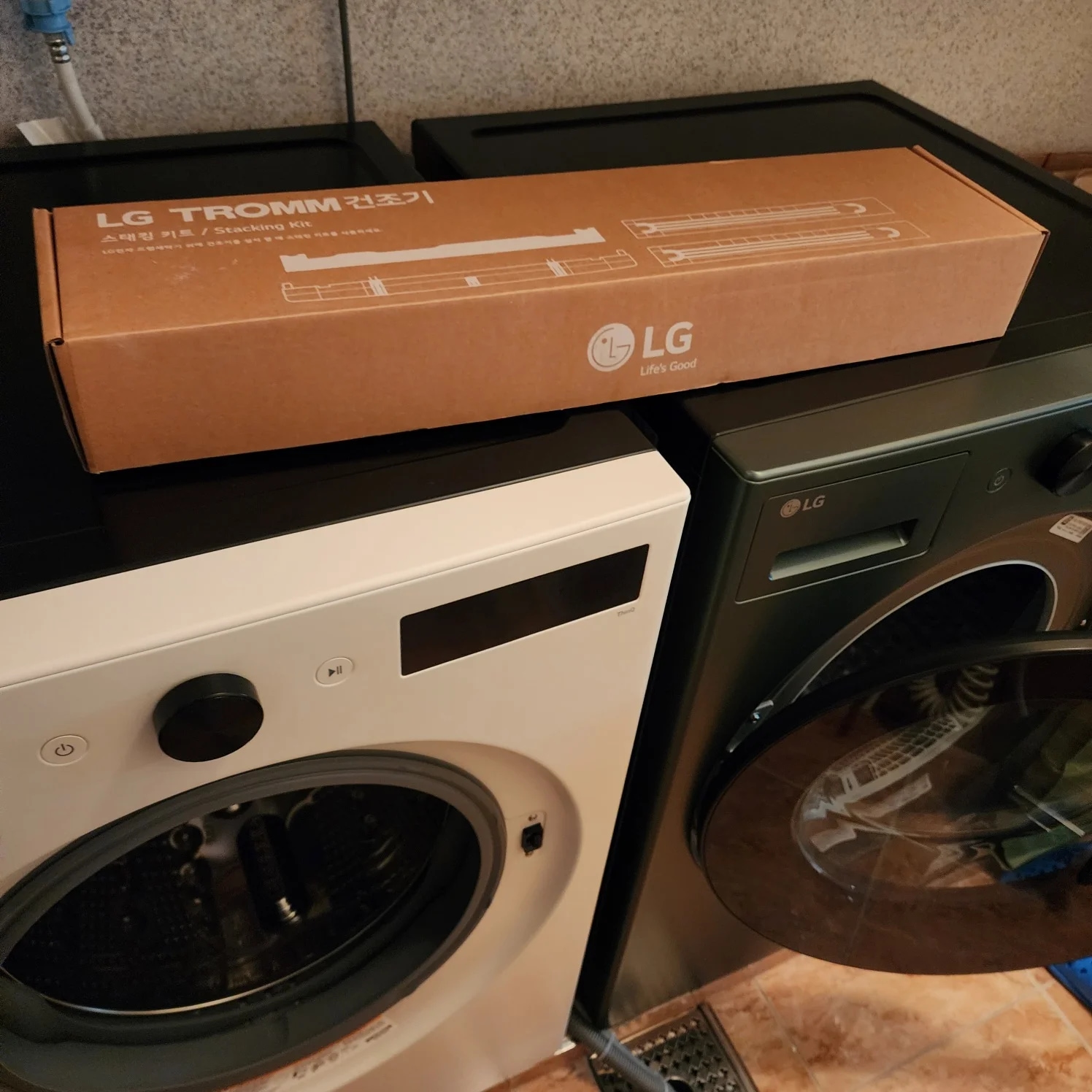 스태킹 키트는 바로 설치해서 쓰진 못...